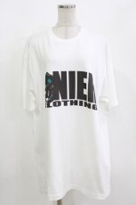 画像1: NieR Clothing / プリント半袖CUTSEW XL 白 H-26-09-30-1059-PU-TO-KB-ZH (1)