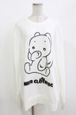 画像1: NieR Clothing / プリントSWEAT  2XL 白 H-26-09-30-1060-PU-TO-KB-ZH (1)