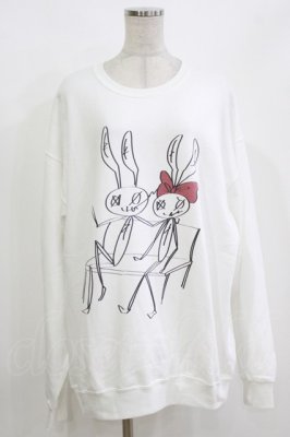 Preview of プリントSWEAT  XL ホワイト