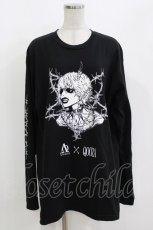 画像1: QOOZA / ΛrlequiΩコラボカットソー  黒 H-26-09-30-1068-PU-TO-AK-ZH (1)