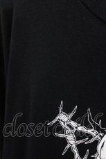 画像4: QOOZA / ΛrlequiΩコラボカットソー  黒 H-26-09-30-1068-PU-TO-AK-ZH (4)