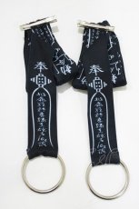 画像4: HIDOLATRAL THEODOL / キョンシーお札リボンクリップ  黒 H-26-09-30-1075-PU-AC-AK-ZH (4)