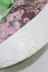 画像5: YOSUKE / 厚底リボンスニーカー 24.5cm ピンク H-26-09-30-1078-PU-SH-AK-ZH (5)