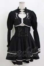 画像1: HIDOLATRAL THEODOL / キョンシードールセットアップ FREE 黒 H-26-09-30-1009-PU-OP-AK-ZH (1)