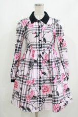 画像1: MILK / ラヴィアンローズワンピース  パウダーピンク H-26-09-30-1002-ML-OP-AK-ZH (1)