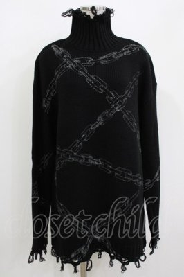 Preview of Chained Knit Sweater M ブラック