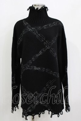 Preview of Chained Knit Sweater M ブラック