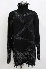 画像1: KILL STAR / Chained Knit Sweater M ブラック H-26-09-30-1014-PU-TO-KB-ZH (1)