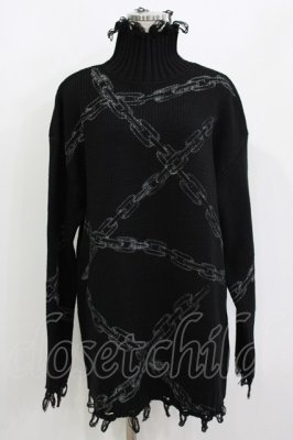 Preview of Chained Knit Sweater M ブラック