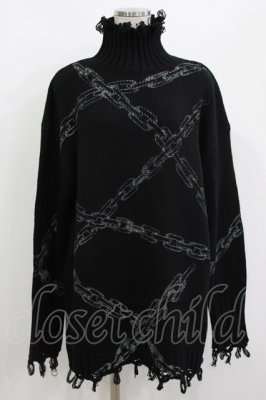 Preview of Chained Knit Sweater S ブラック