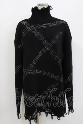Preview of Chained Knit Sweater S ブラック