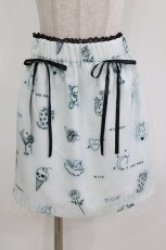 画像1: MILK / Petit tattooスカート  ブルー H-26-09-30-1026-ML-SK-AK-ZH (1)