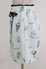 画像2: MILK / Petit tattooスカート  ブルー H-26-09-30-1026-ML-SK-AK-ZH (2)