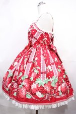 画像2: Angelic Pretty / 摘みたていちごジャンパースカートSet Free レッド H-26-09-30-001-AP-OP-NS-ZH (2)