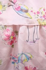 画像4: Emily Temple cute / バレリーナプリントノースリーブワンピース M ピンク H-26-09-30-005-ET-OP-NS-ZH (4)