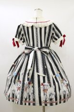 画像2: Angel's Heart / Little Sheep Baa Stripeワンピース S オフ/ブラックストライプ H-26-09-30-2058-EL-OP-NS-ZH (2)