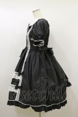 画像3: metamorphose / Dress up はしごレースリボンワンピース サイズ1 ブラック H-26-09-30-2061-ME-OP-NS-ZH (3)