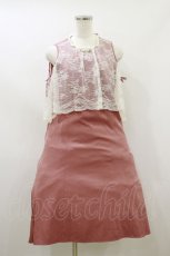 画像1: axes femme POETIQUE / パールレースワンピース M ピンク H-26-09-30-2066-AX-OP-AS-ZH (1)
