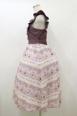 画像3: axes femme POETIQUE / ガトーシュクレフリルワンピース M ピンク H-26-09-30-2068-AX-OP-SA-ZH (3)