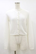 画像1: WILLSELECTION / カーディガン Free 白 H-26-09-30-2028-LO-TO-NS-ZH (1)