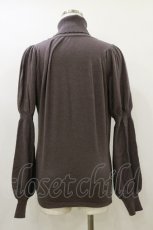 画像2: Maison de FLEUR Petite Robe canone / ロゴ刺繍タートルネックニット Free チャコールグレー H-26-09-30-2030-EL-TO-YZ-ZH (2)