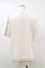 画像2: Lolime by mellfy memory / lacy pocket tee Free ピンク H-26-09-30-2032-LO-TS-NS-ZH (2)