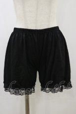 画像1: m petit by misako / AMドロワーズスソレース L-LL ブラック H-26-09-30-2041-LO-PA-YZ-ZH (1)