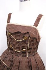 画像4: Angelic Pretty / Melty Ribbon Chocolateジャンパースカート Free ブラウン H-26-09-30-008-AP-OP-NS-ZH (4)