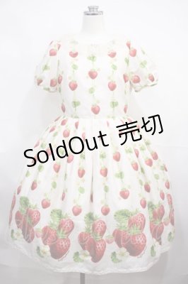 Preview of トリプルStrawberryワンピース M 白