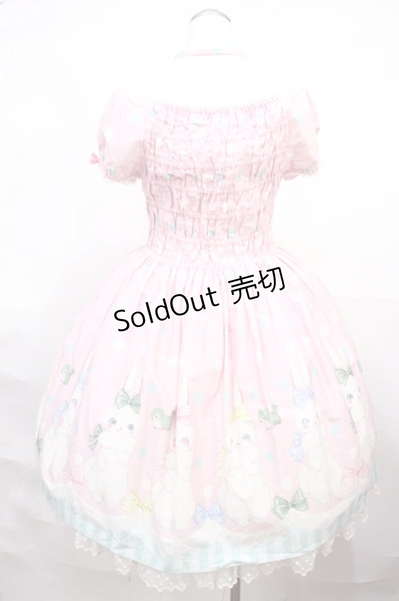 画像3: Angelic Pretty / マシュマロバニーワンピース Free ピンク H-26-09-30-002-AP-OP-NS-ZH (3)