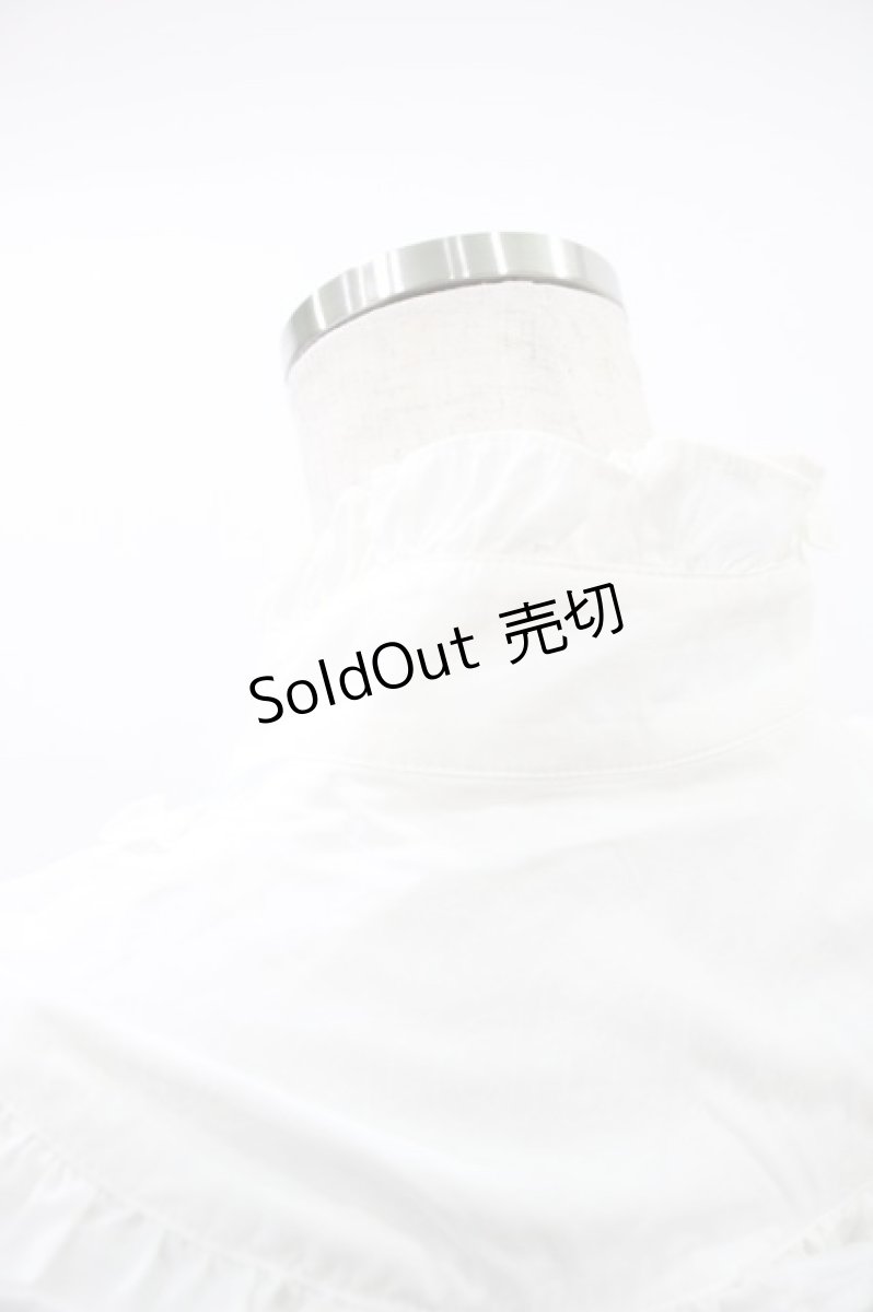 画像5: MILK / フリルノースリーブブラウス  オフ H-26-10-01-1015-ML-BL-AK-ZH (5)
