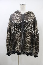 画像1: REFLEM / 猫耳ジップアップパーカー FREE 茶 H-26-10-01-1019-PU-TO-AK-ZH (1)