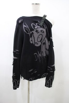 Preview of GLOOMY×DimMoireグル?ミ?いたずらニット M 黒