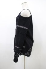 画像2: DimMoire / GLOOMY×DimMoireグル?ミ?いたずらニット M 黒 H-26-10-01-1022-0-TO-AK-ZH (2)