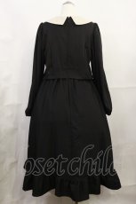 画像2: m petit by misako / クロミ/ワッペン付きワンピース M ブラック H-26-10-01-007-LO-OP-NS-ZH (2)