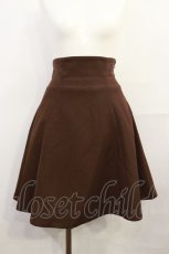 画像1: Fi.n.t / バックレースアップフレアースカート Free BROWN H-26-10-01-013-CA-SK-NS-ZH (1)