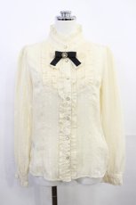 画像1: axes femme / ドビードットブラウス M 生成り H-26-10-01-017-AX-BL-NS-ZH (1)