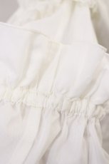 画像4: metamorphose / 【プラスサイズ】袖取り外し丸襟ブラウス プラスサイズ 白 H-26-10-01-024-ME-BL-NS-ZH (4)