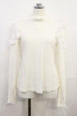 画像1: Angelic Pretty / フリルHeartタートルネックカットソー Free 白 H-26-10-01-025-AP-TO-NS-ZH (1)