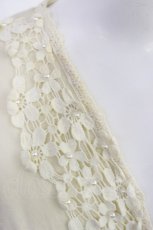 画像4: axes femme / バックレースロングカーディガン M 生成り H-26-10-01-026-AX-TO-NS-ZH (4)