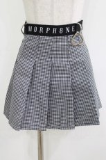 画像1: MORPH8NE / OFF SKIRT S ブラック×ホワイト H-26-10-02-029-PU-SK-KB-ZH (1)