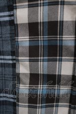 画像4: TRAVAS TOKYO / Furry bear docking check shirts  ベージュ×グレー H-26-10-02-032-PU-BL-KB-ZH (4)