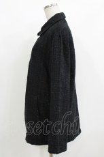 画像2: NieR Clothing / ラメツイードジャケット  黒 H-26-10-02-034-PU-JA-KB-ZH (2)