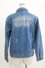 画像3: NieR Clothing / 4POCKETデニムジャケット  青 H-26-10-02-035-PU-JA-KB-ZH (3)