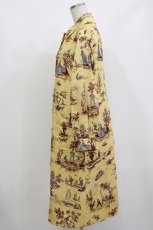 画像2: Jane Marple Dans Le Salon / Playful gardenコートドレス  french mustard H-26-10-02-037-JM-CO-KB-ZH (2)