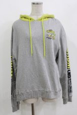 画像1: Candy Stripper / CANDYS CHUM BICOLOR HOODIE  グレー H-26-10-02-041-PU-TO-KB-ZH (1)