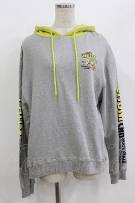 Preview of CANDYS CHUM BICOLOR HOODIE  グレー