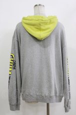 画像3: Candy Stripper / CANDYS CHUM BICOLOR HOODIE  グレー H-26-10-02-041-PU-TO-KB-ZH (3)