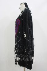 画像2: KILL STAR / Slime Time Knit Sweater XS 白×黒 H-26-10-02-044-PU-TO-KB-ZH (2)