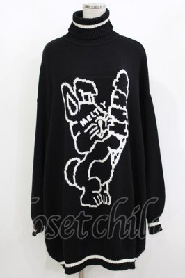 Preview of MELTY BUNNY KNIT  ブラック